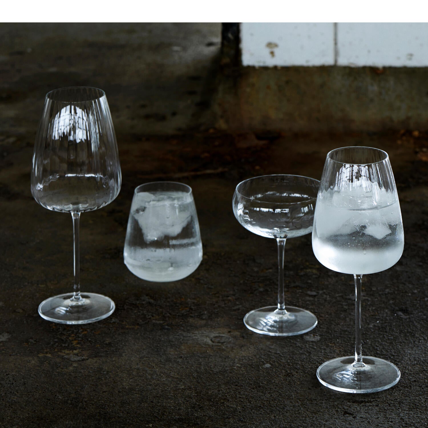 Optica champagneskål 4 stk. - 30 cl.